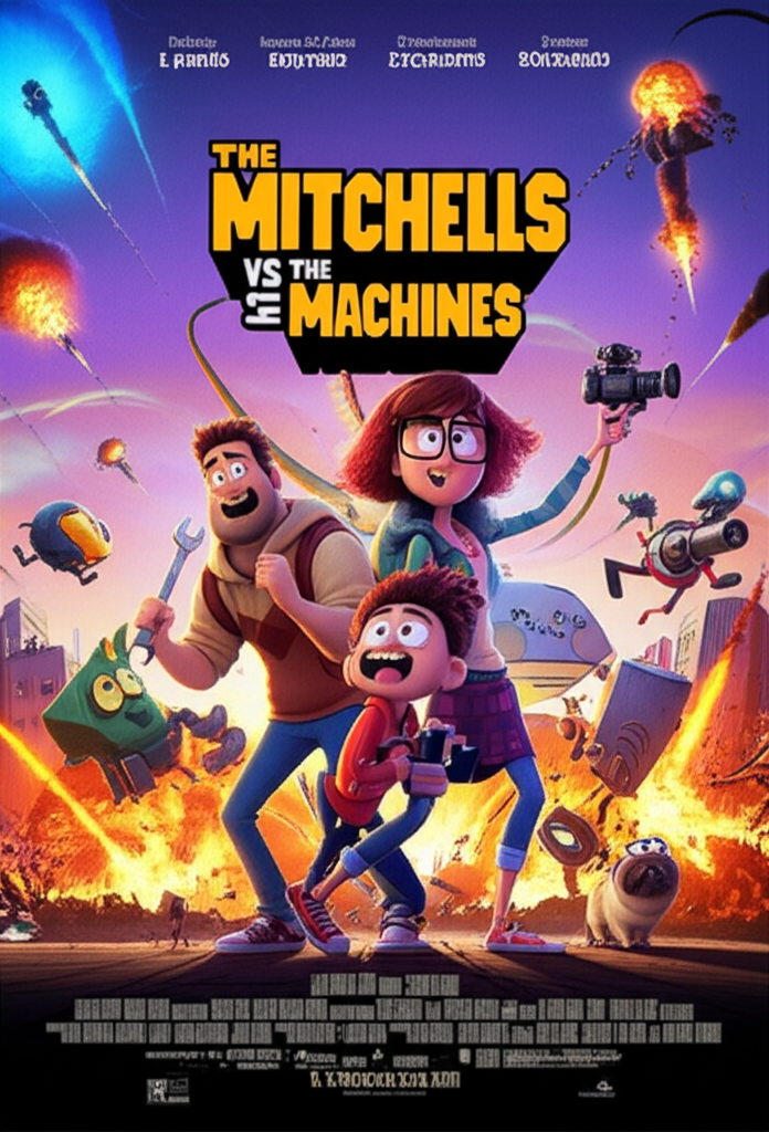 The Mitchells vs. the Machines poster
